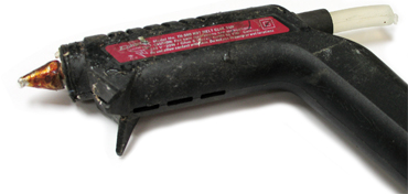 glue gun for making armature