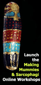 Launch the Making Mummies and Sarcophagi online workshop