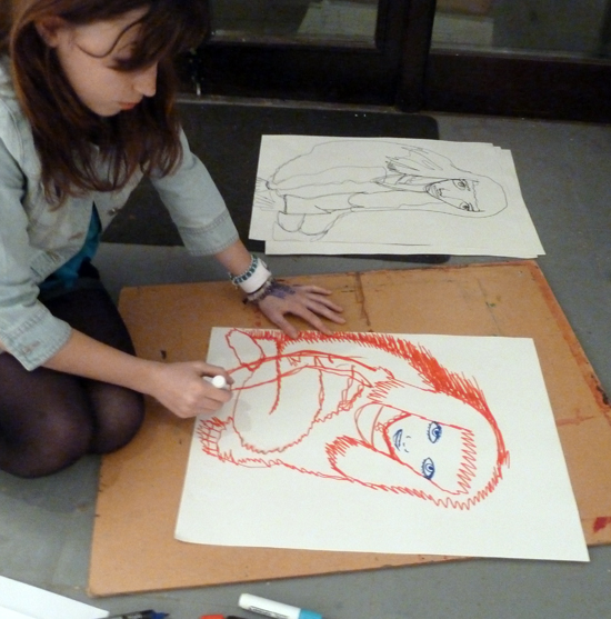 This workshop encourages students to challenge pre-conceived ideas of what a drawing should be or what finished drawings should look like. By making drawings of each other they can experiment with line and expression, inspired by the working practice of Henri Matisse, who often drew an object or life pose many times in succession.