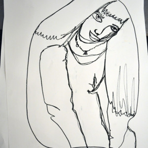 Drawing inspired by Matisse