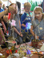 Making treehouse sculptures - a whole school project