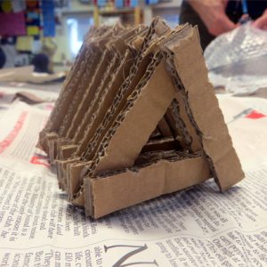 Constructing with cardboard