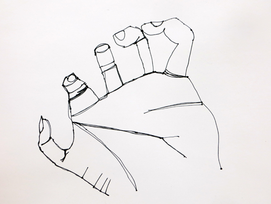 hands sketches