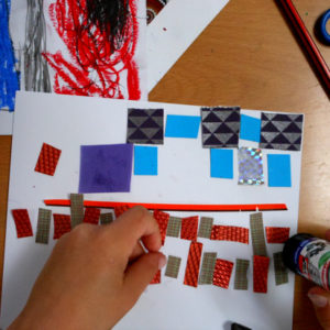 Making collage patterns inspired from around the world