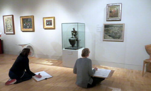 Teachers use sketchbooks to help them see, understand and reflect, in a gallery environment