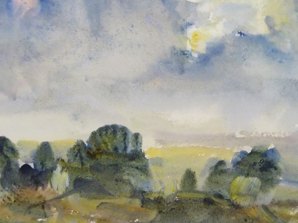 Detail: "Sunset" by Philip Wilson Steer, 1915, Fitzwilliam Museum Cambridge