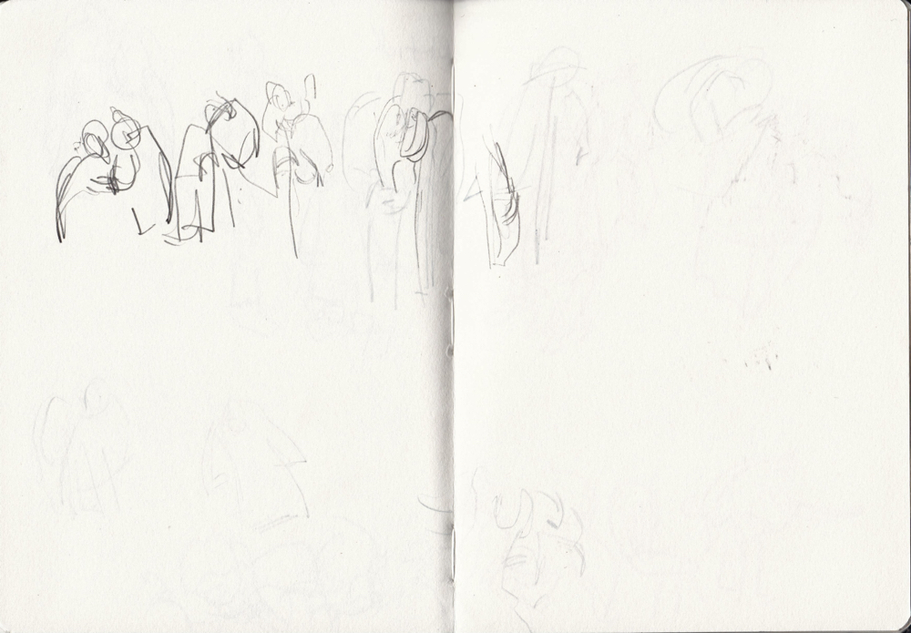 Sketchbook pages by Andrea Butler