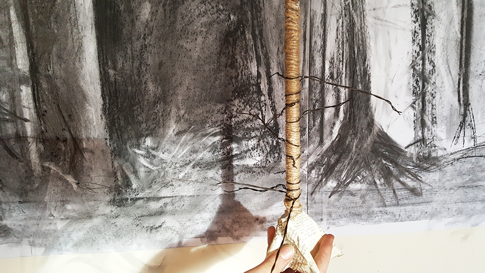 Winter Trees: Sculpture and Drawing