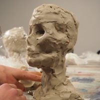 MPM_Skull_Developing the eye sockets, nose and cheekbones