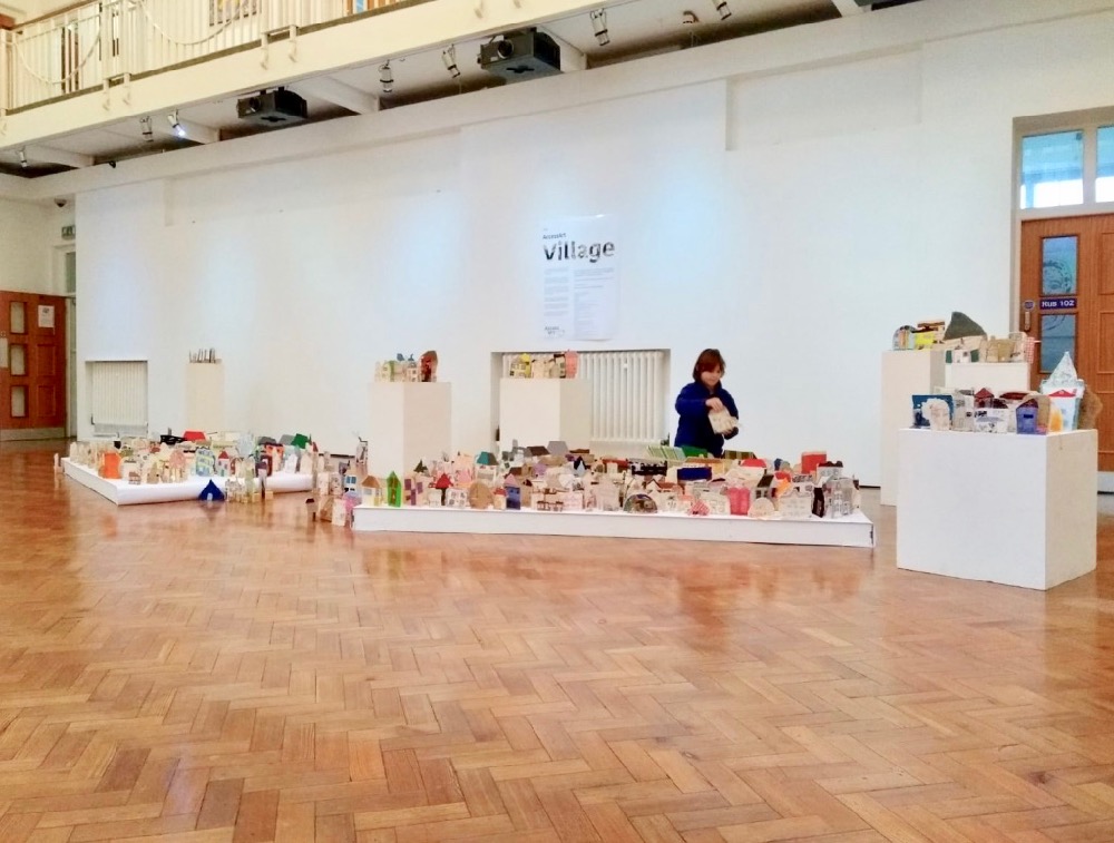 The very special homes, handmade by children in schools and hospitals, artists, young people and community groups, were exhibited and sold, in collaboration with Emmaus, Homeless Charity, Cambridge.