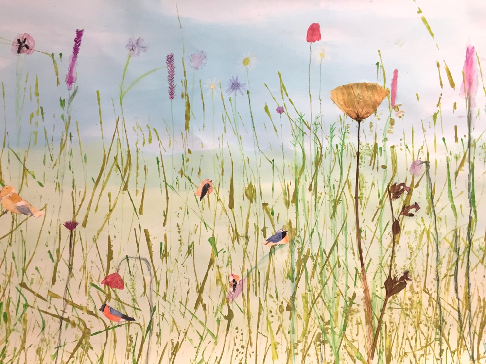 Meadow Drawing - Feel free to explore, study and enjoy paintings with