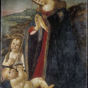 Virgin and the Adorning Child Del Sellaio