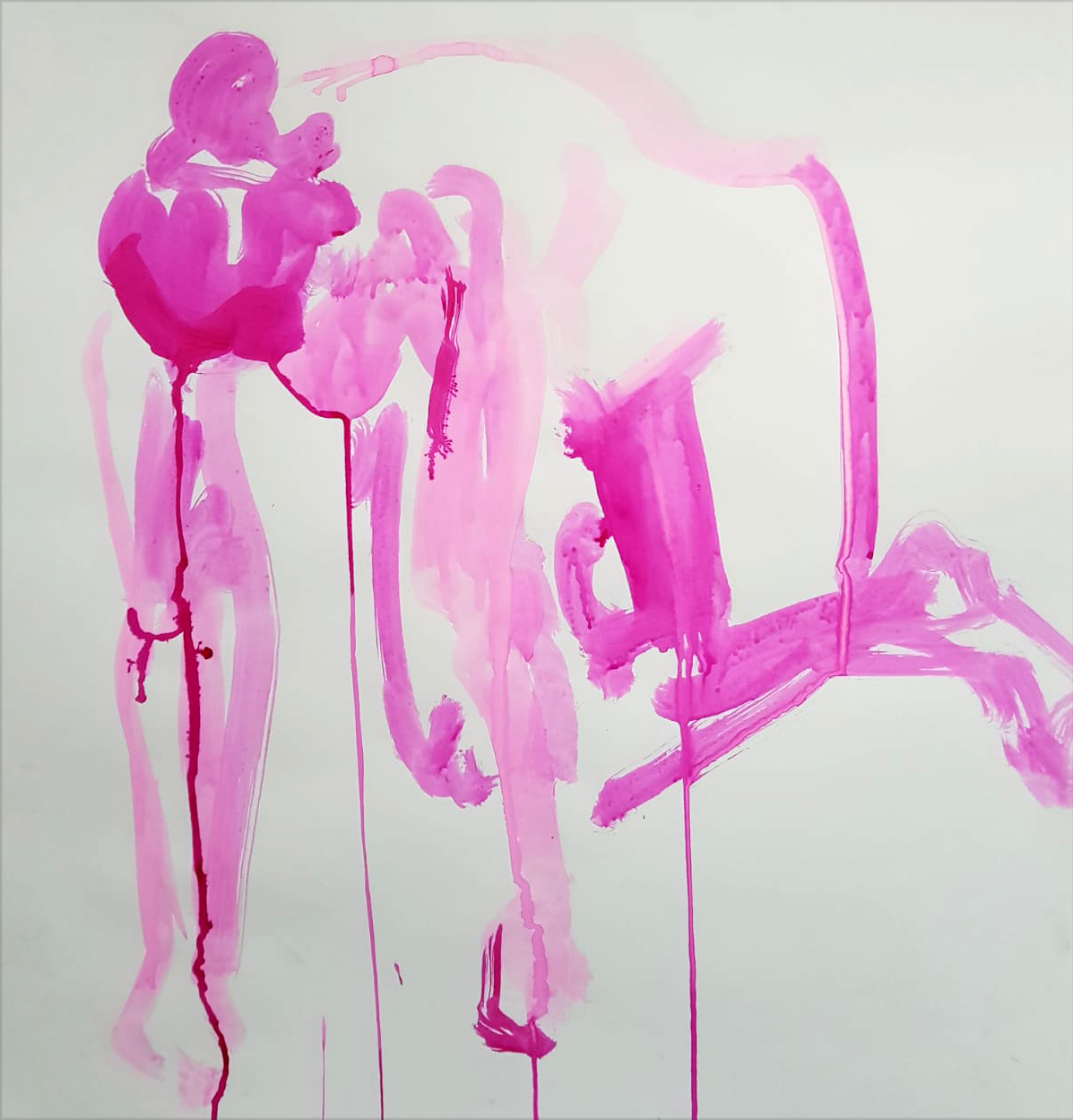 Pink Life Drawing