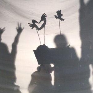Making shadow puppets inspired by Middle Eastern architecture