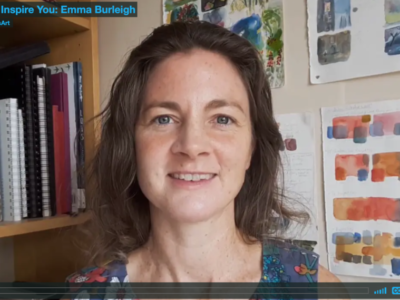 Emma shares her passion for watercolour, and how her images develop.