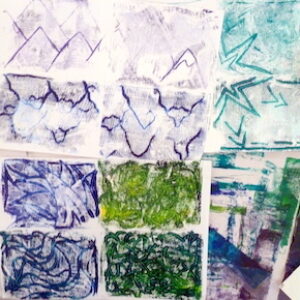 This is featured in a pathway exploring experimental printmaking, aimed at 11-14 year olds
