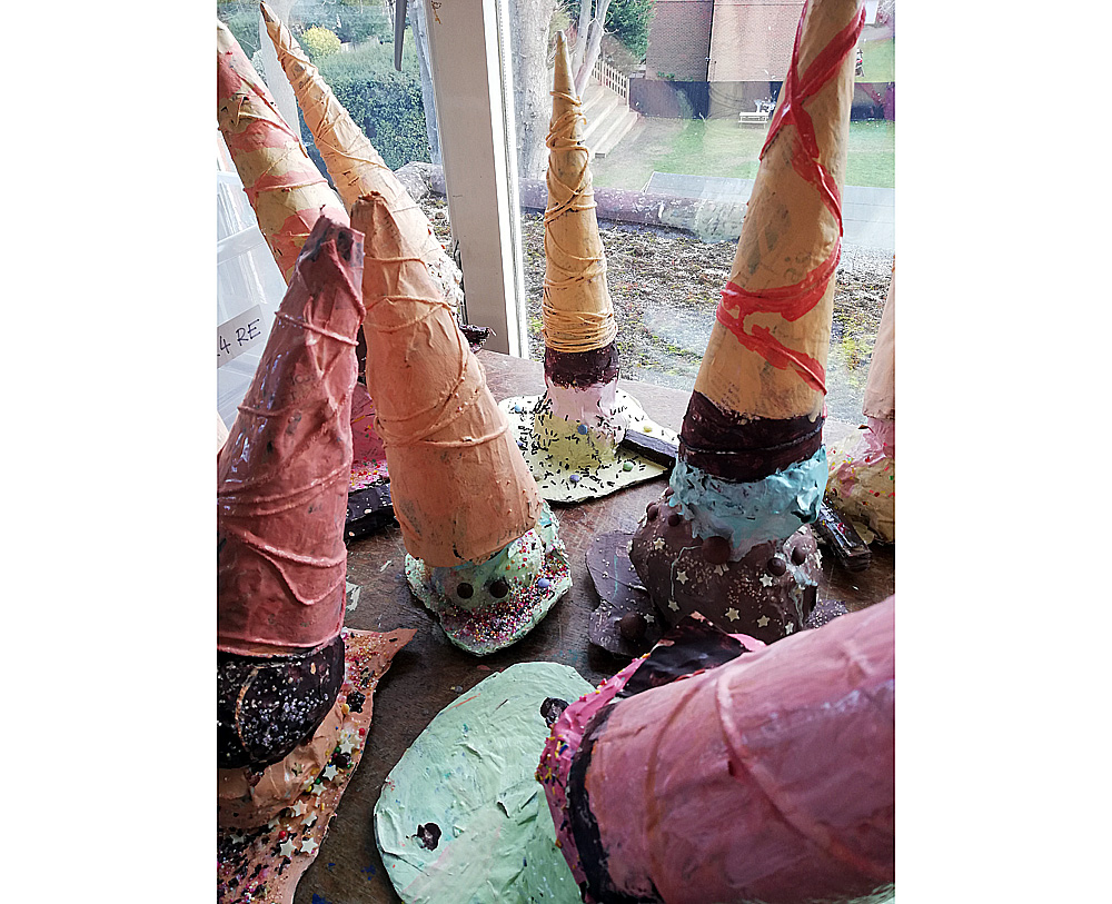 Dropped Cone Sculptures with Julia Rigby