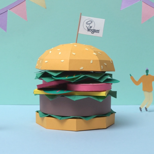Paper Burger by Nathan Ward