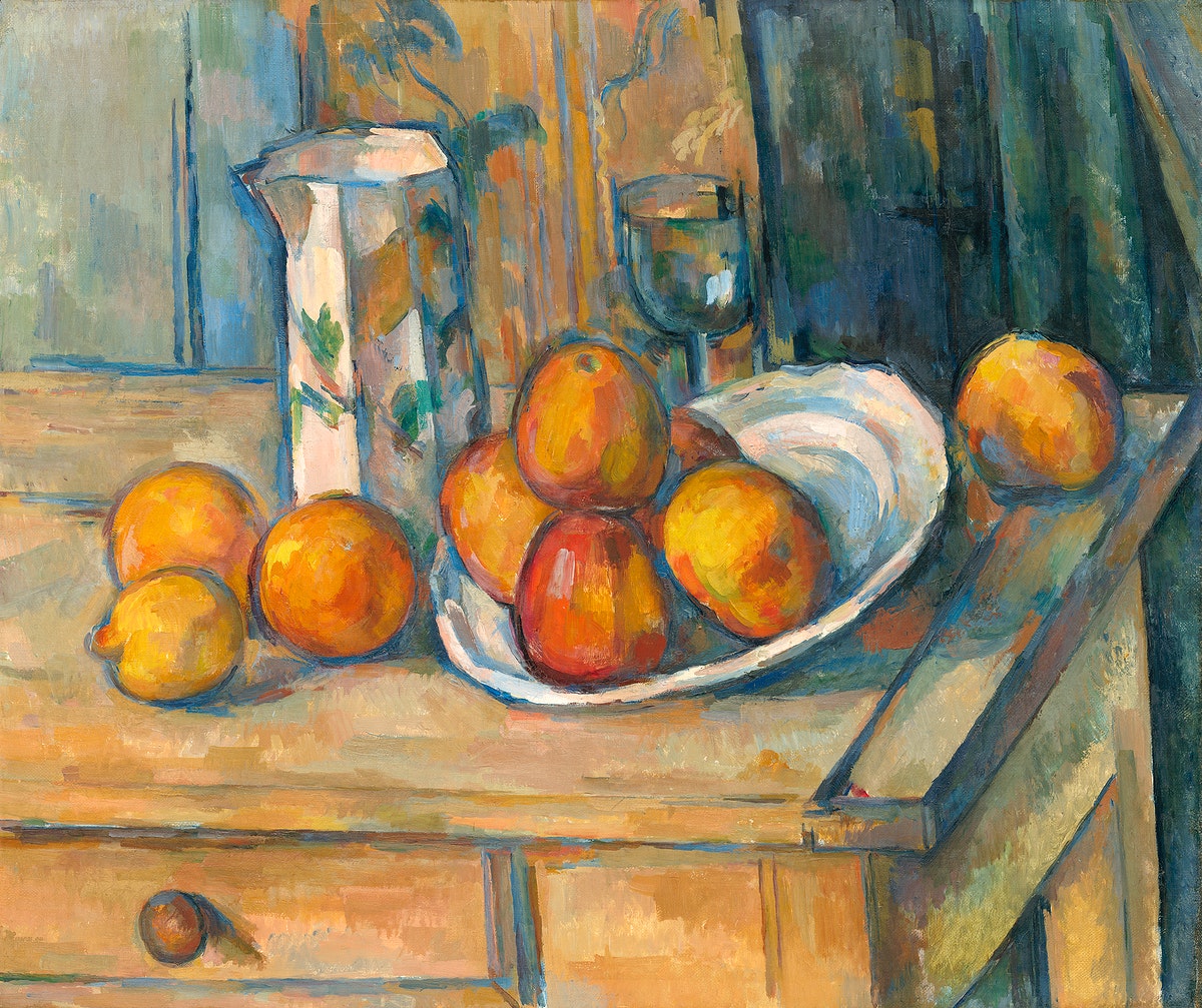 Still Life with Milk Jug and Fruit by National Gallery of Art is marked with CC0 1.0