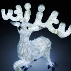itv Reindeer For itv Creates reimagined Brand Identity by Faith Bebbington (Illuminated Plastic Milk Bottles)
