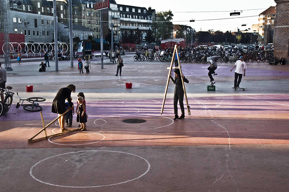 Molly Haslund Circles, 2014 Art Week Superkilen, Copenhagen, Denmark Photo by Matilde Haaning