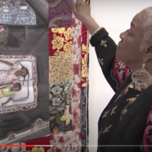 Explore the quilts made by Faith Ringgold