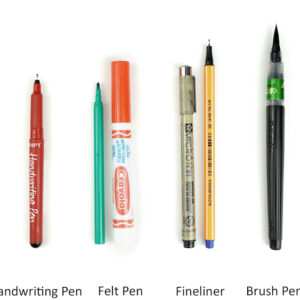 Pen Types by Lancelot Richardson