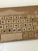 Cardboard Keyboard by Tobi Meuwissen