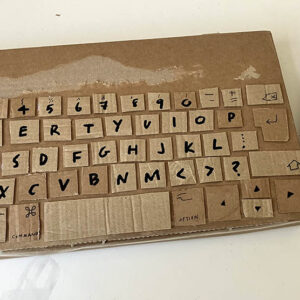 Cardboard Keyboard by Tobi Meuwissen