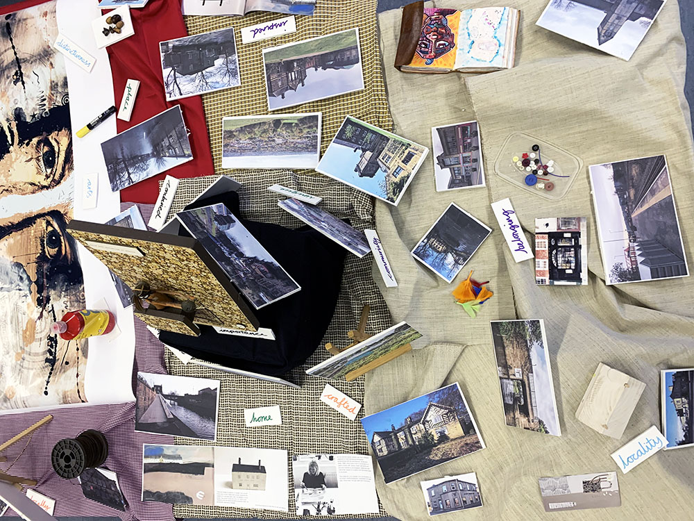 Images of Artists Work and Objects Relating To Locality As Part Of Island Thinking by Natalie Deane