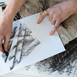 Creating Charcoal Rubbings by Laura McKendry