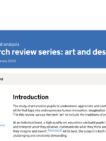 Ofsted Research review art & Design