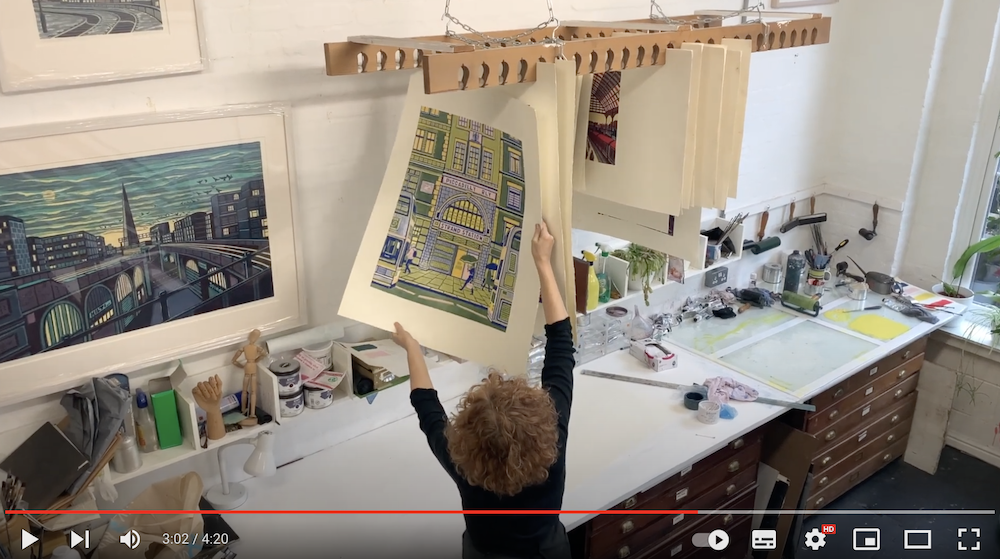 The Making Of a London Transport Poster Gail Brodholt https://www.youtube.com/watch?v=dZAyXwxwk3U