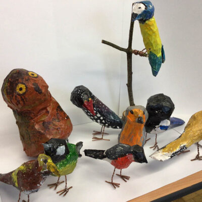Sculptures of Birds by Ellie Daly