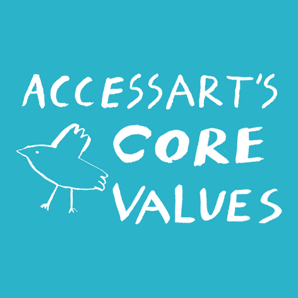AccessArt's Core Values by Tobi Meuwissen