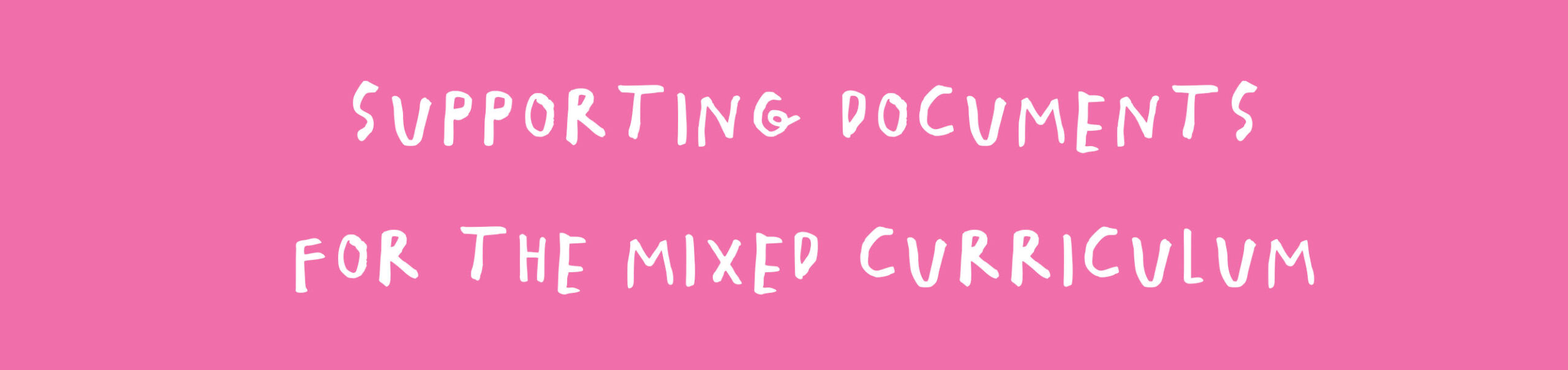 supporting docs for mixed