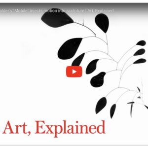 Explore mobiles made by Alexander Calder