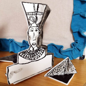Jennifer Connor shares with us how she combined 2d and 3d drawing to explore Ancient Egyptian artefacts.
