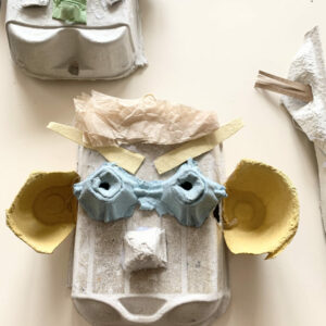 Laura McKendry egg box gargoyles