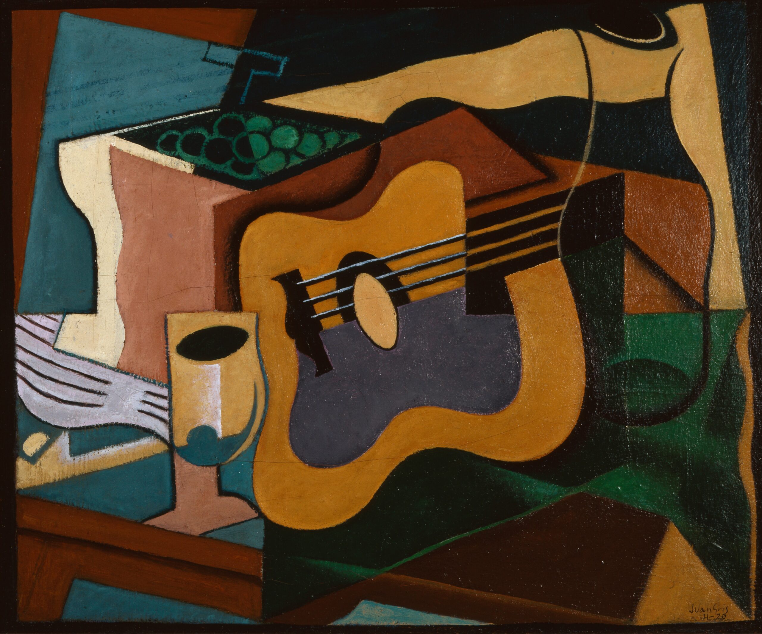 Still Life with Guitar More: Original public domain image from Saint Louis Art Museum