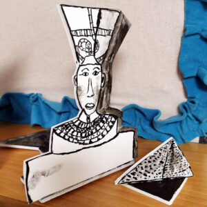 Egyptian Artefacts in Ink by Jennifer Connor