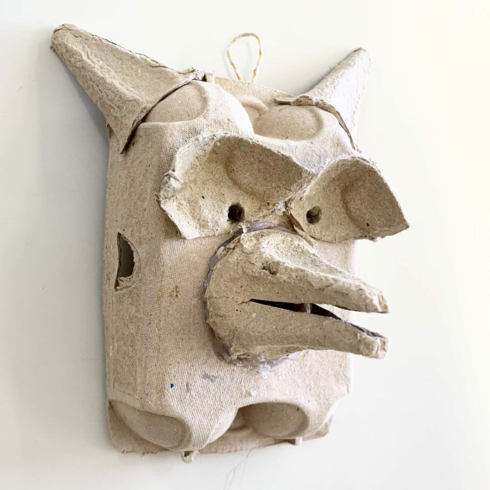 Egg Box Gargoyle by Laura McKendry