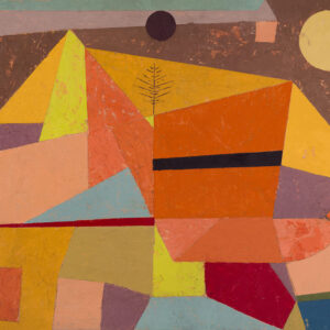 Heitere Gebirgslandschaft (Joyful Mountain Landscape) (1929) by Paul Klee. Original from Yale University Art Gallery.