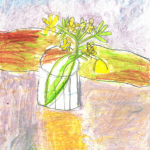 sq_Oil Pastel Still Life by Charlotte Puddephatt