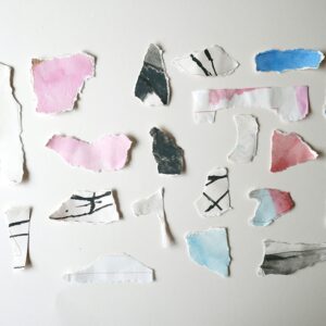 Ripping Up Painted Sheets by Joe Gamble